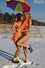 Snow naked girls pix angels